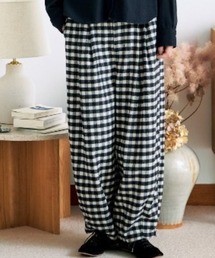 サニークラウズ ブランケットで作ったギンガムパンツ〈レディース〉
