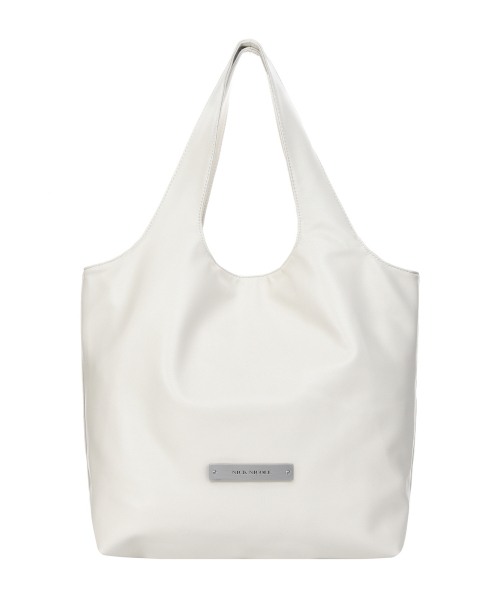 NICK&NICOLE(ニックアンドニコール)の「CRYSTAL NICOLE BIG SHOPPER BAG_CREAM(ショルダーバッグ・レディース・その他・FREE)」の1枚目の写真