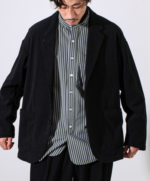 GLOSTER（グロスター）の「【セットアップ対応可能】コーデュロイ オールマイティジャケット（テーラードジャケット・メンズ・ブラック/ブルー/ブラウン・L/M/S）」の5枚目の写真