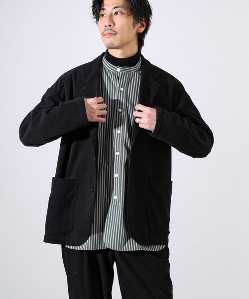 GLOSTER（グロスター）の「【セットアップ対応可能】コーデュロイ オールマイティジャケット（テーラードジャケット・メンズ・ブラック/ブルー/ブラウン・L/M/S）」の10枚目の写真
