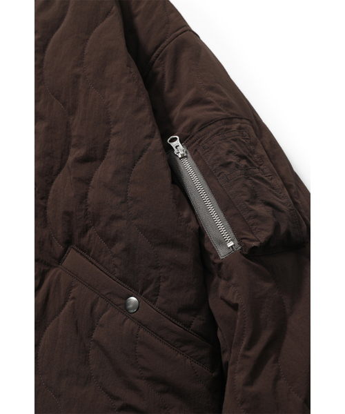 HORLISUN(ホーリーサン)の「Airborne Nylon Padding Jacket Brown(ナイロンジャケット・レディース・その他・MEDIUM/LARGE)」の5枚目の写真