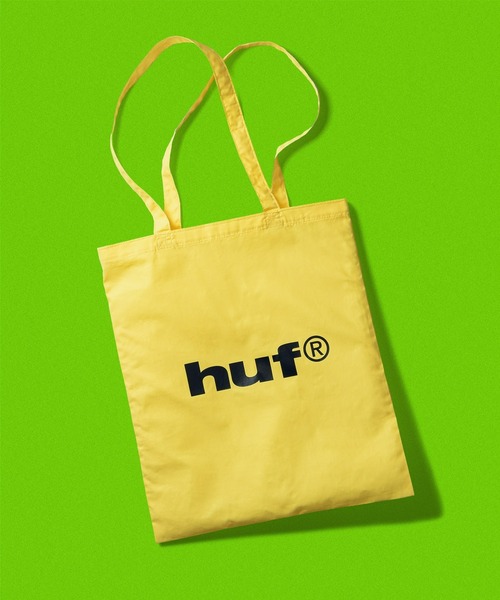 HUF(ハフ)の「HUF eightynine COLOR TOTE BAG(トートバッグ・メンズ・レモンイエロー・O/S)」の1枚目の写真