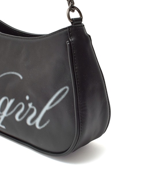 SPRAY SCRIPT LOGO SHOULDER BAG（ショルダーバッグ）｜X-girl