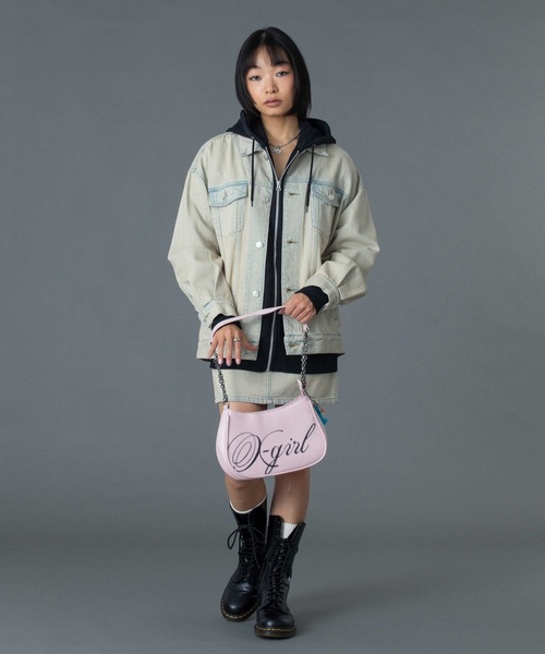 SPRAY SCRIPT LOGO SHOULDER BAG（ショルダーバッグ）｜X-girl