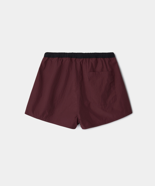 PO8（ピーオーエイト）の「TRACKSHORT 8 PANTS - WINE（その他パンツ・レディース・ワイン・MEDIUM/LARGE）」の3枚目の写真