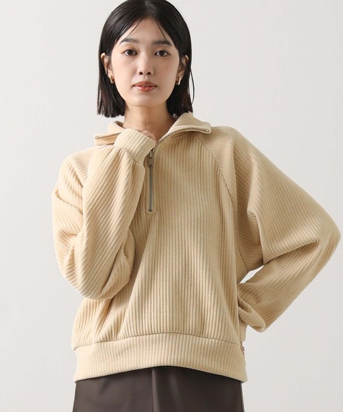 Gready Brilliant（グレディブリリアン）の「カットコールハーフジップカットソー（Tシャツ/カットソー・レディース・ブラウン/ベージュ・38）」の12枚目の写真