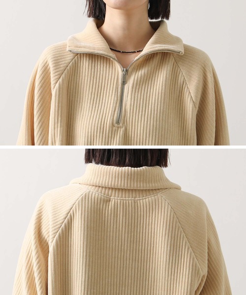 Gready Brilliant（グレディブリリアン）の「カットコールハーフジップカットソー（Tシャツ/カットソー・レディース・ブラウン/ベージュ・38）」の18枚目の写真