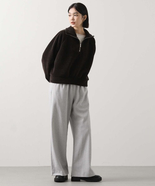 Gready Brilliant（グレディブリリアン）の「カットコールハーフジップカットソー（Tシャツ/カットソー・レディース・ブラウン/ベージュ・38）」の3枚目の写真