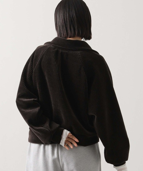 Gready Brilliant（グレディブリリアン）の「カットコールハーフジップカットソー（Tシャツ/カットソー・レディース・ブラウン/ベージュ・38）」の6枚目の写真