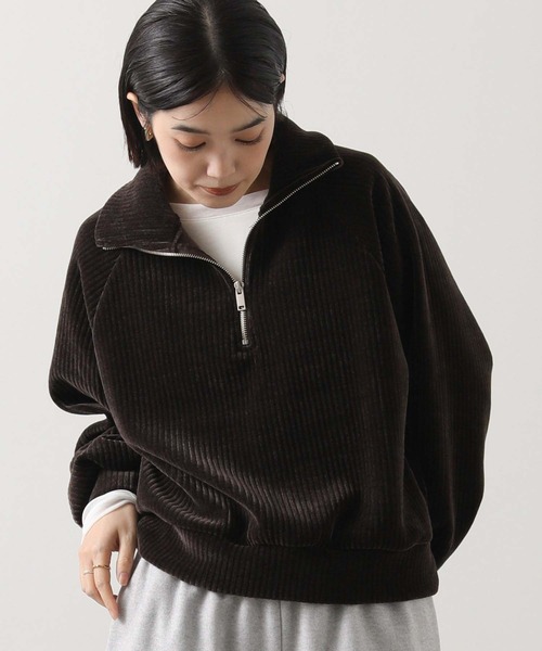 Gready Brilliant（グレディブリリアン）の「カットコールハーフジップカットソー（Tシャツ/カットソー・レディース・ブラウン/ベージュ・38）」の7枚目の写真