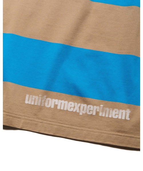 uniform experiment（ユニフォームエクスペリメント）の「BORDER L/S TEE（Tシャツ/カットソー・メンズ・ホワイト/ブルー/ベージュ・2/3/4/5/1）」の9枚目の写真
