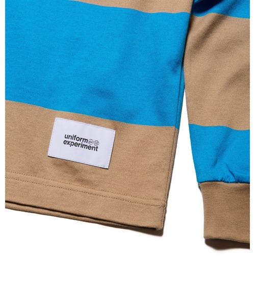 uniform experiment（ユニフォームエクスペリメント）の「BORDER L/S TEE（Tシャツ/カットソー・メンズ・ホワイト/ブルー/ベージュ・2/3/4/5/1）」の10枚目の写真