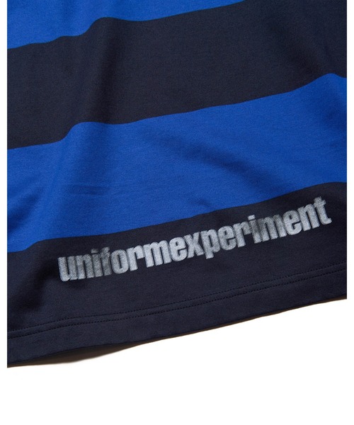 uniform experiment（ユニフォームエクスペリメント）の「BORDER L/S TEE（Tシャツ/カットソー・メンズ・ホワイト/ブルー/ベージュ・2/3/4/5/1）」の12枚目の写真