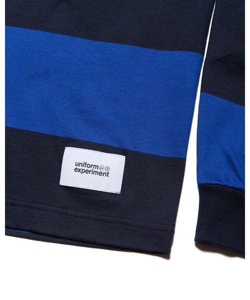 uniform experiment（ユニフォームエクスペリメント）の「BORDER L/S TEE（Tシャツ/カットソー・メンズ・ホワイト/ブルー/ベージュ・2/3/4/5/1）」の13枚目の写真