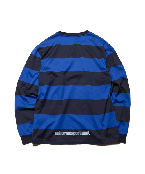 uniform experiment（ユニフォームエクスペリメント）の「BORDER L/S TEE（Tシャツ/カットソー・メンズ・ホワイト/ブルー/ベージュ・2/3/4/5/1）」の11枚目の写真