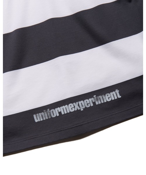 uniform experiment（ユニフォームエクスペリメント）の「BORDER L/S TEE（Tシャツ/カットソー・メンズ・ホワイト/ブルー/ベージュ・2/3/4/5/1）」の15枚目の写真