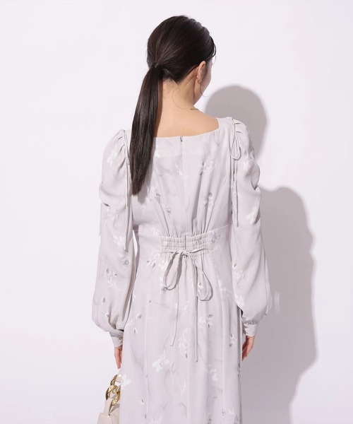 Mystrada（マイストラーダ）の「ヘイズフローラワンピース（ワンピース・レディース・ピンクベージュ/ライトブルー・38/36）」の8枚目の写真