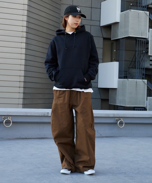 Russell Athletic（ラッセルアスレティック）の「Russell Athletic/ラッセルアスレティック DRI POWER FLEECE ピスネーム プルオーバーパーカー（パーカー・メンズ・アッシュグレー/ブラック/ネイビー/ホワイト・M/L/S/XL）」の8枚目の写真