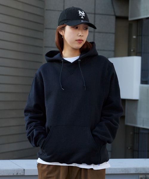 Russell Athletic（ラッセルアスレティック）の「Russell Athletic/ラッセルアスレティック DRI POWER FLEECE ピスネーム プルオーバーパーカー（パーカー・メンズ・アッシュグレー/ブラック/ネイビー/ホワイト・M/L/S/XL）」の10枚目の写真