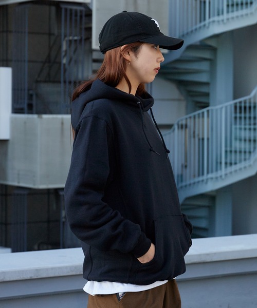 Russell Athletic（ラッセルアスレティック）の「Russell Athletic/ラッセルアスレティック DRI POWER FLEECE ピスネーム プルオーバーパーカー（パーカー・メンズ・アッシュグレー/ブラック/ネイビー/ホワイト・M/L/S/XL）」の11枚目の写真