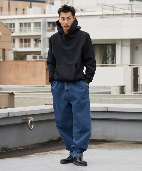 Russell Athletic（ラッセルアスレティック）の「Russell Athletic/ラッセルアスレティック DRI POWER FLEECE ピスネーム プルオーバーパーカー（パーカー・メンズ・アッシュグレー/ブラック/ネイビー/ホワイト・M/L/S/XL）」の13枚目の写真