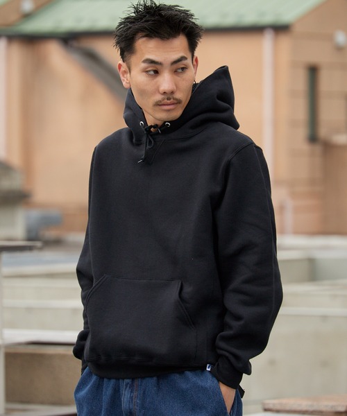Russell Athletic（ラッセルアスレティック）の「Russell Athletic/ラッセルアスレティック DRI POWER FLEECE ピスネーム プルオーバーパーカー（パーカー・メンズ・アッシュグレー/ブラック/ネイビー/ホワイト・M/L/S/XL）」の17枚目の写真