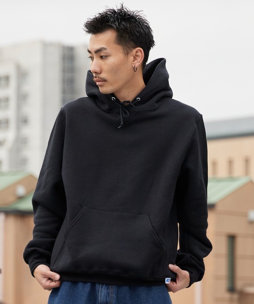 Russell Athletic（ラッセルアスレティック）の「Russell Athletic/ラッセルアスレティック DRI POWER FLEECE ピスネーム プルオーバーパーカー（パーカー・メンズ・アッシュグレー/ブラック/ネイビー/ホワイト・M/L/S/XL）」の18枚目の写真