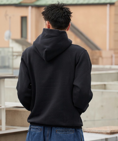 Russell Athletic（ラッセルアスレティック）の「Russell Athletic/ラッセルアスレティック DRI POWER FLEECE ピスネーム プルオーバーパーカー（パーカー・メンズ・アッシュグレー/ブラック/ネイビー/ホワイト・M/L/S/XL）」の22枚目の写真