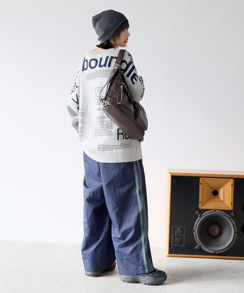 PBLIM（ページボーイリム）の「《UNISEX》トラックパンツ（スウェットパンツ・レディース・ブラック/イエロー/ネイビー・LARGE/MEDIUM）」の17枚目の写真