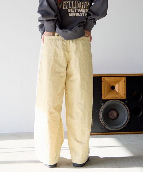 PBLIM（ページボーイリム）の「《UNISEX》トラックパンツ（スウェットパンツ・レディース・ブラック/イエロー/ネイビー・LARGE/MEDIUM）」の21枚目の写真