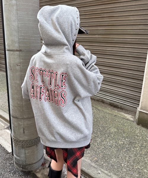 Figments（フィグメンツ）の「BASICパーカー（パーカー・レディース・杢グレー/ブラック・FREE）」の13枚目の写真