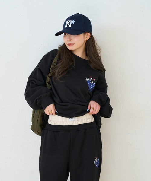 kaoyorinakami(カオヨリナカミ)の「rabbit layered sweatpants / ラビットレイヤードスウェットパンツ(スウェットパンツ・メンズ・ブラック/グレー・SMALL/MEDIUM/LARGE/X-LARGE)」の6枚目の写真
