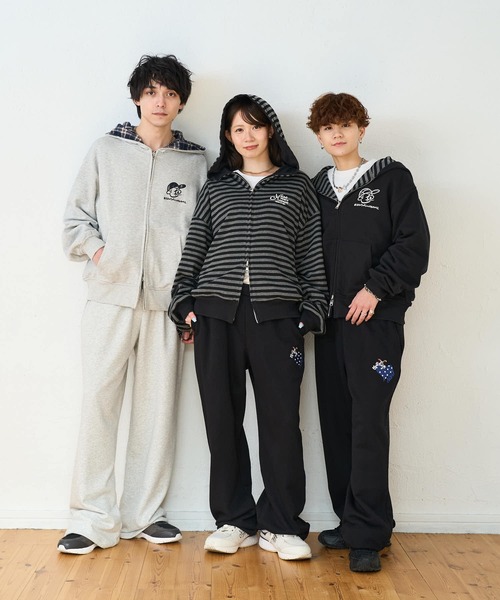 kaoyorinakami(カオヨリナカミ)の「rabbit layered sweatpants / ラビットレイヤードスウェットパンツ(スウェットパンツ・メンズ・ブラック/グレー・SMALL/MEDIUM/LARGE/X-LARGE)」の15枚目の写真