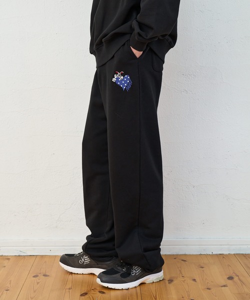 kaoyorinakami(カオヨリナカミ)の「rabbit layered sweatpants / ラビットレイヤードスウェットパンツ(スウェットパンツ・メンズ・ブラック/グレー・SMALL/MEDIUM/LARGE/X-LARGE)」の12枚目の写真