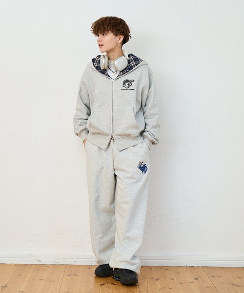 kaoyorinakami(カオヨリナカミ)の「rabbit layered sweatpants / ラビットレイヤードスウェットパンツ(スウェットパンツ・メンズ・ブラック/グレー・SMALL/MEDIUM/LARGE/X-LARGE)」の19枚目の写真