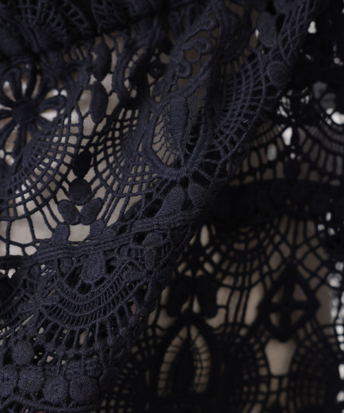 JOURNAL STANDARD LUXE（ジャーナルスタンダード　ラックス）の「レースMIX スカート（040）（スカート・レディース・ネイビー・FREE）」の22枚目の写真