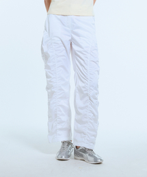 L11 SHIRRING NYLON PANTS(WHITE)