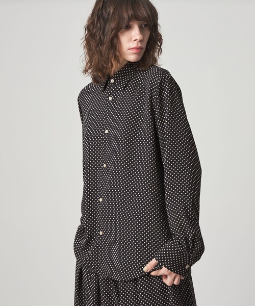 Steven Alan（スティーブンアラン）の「＜Steven Alan＞ドット プリント シャツ（シャツ/ブラウス・レディース・ダークグレー/ブラック・S/M）」の10枚目の写真