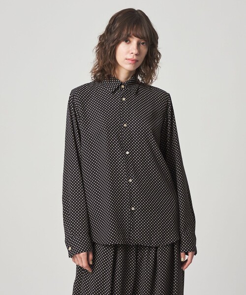 Steven Alan（スティーブンアラン）の「＜Steven Alan＞ドット プリント シャツ（シャツ/ブラウス・レディース・ダークグレー/ブラック・S/M）」の11枚目の写真