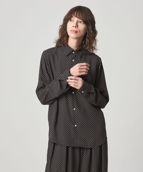 Steven Alan（スティーブンアラン）の「＜Steven Alan＞ドット プリント シャツ（シャツ/ブラウス・レディース・ダークグレー/ブラック・S/M）」の12枚目の写真