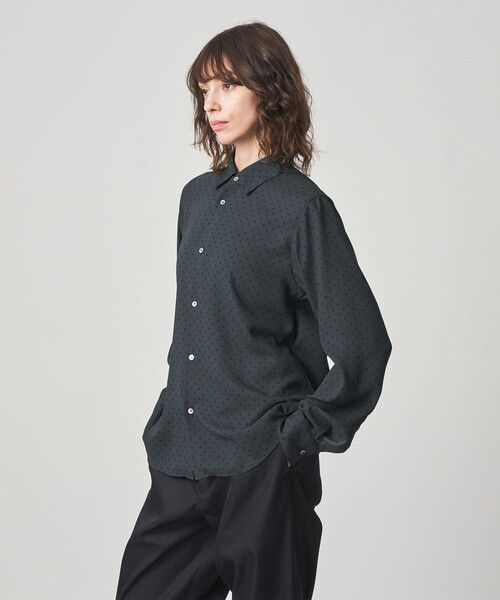 Steven Alan（スティーブンアラン）の「＜Steven Alan＞ドット プリント シャツ（シャツ/ブラウス・レディース・ダークグレー/ブラック・S/M）」の14枚目の写真