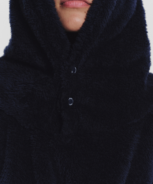 MENASOO(ミナス)の「Pogme Fleece String Hoodie_Navy(パーカー・レディース・ネイビー・F)」の11枚目の写真