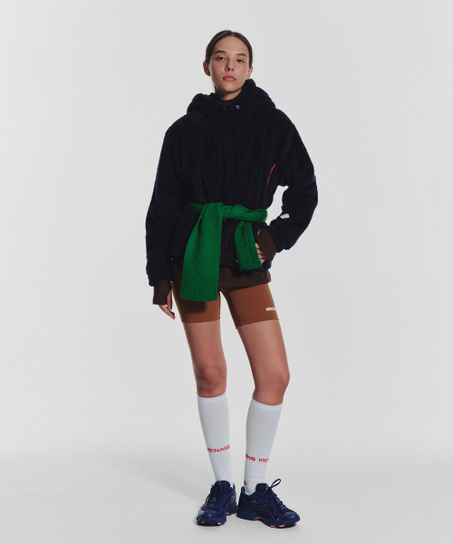 MENASOO(ミナス)の「Pogme Fleece String Hoodie_Navy(パーカー・レディース・ネイビー・F)」の16枚目の写真