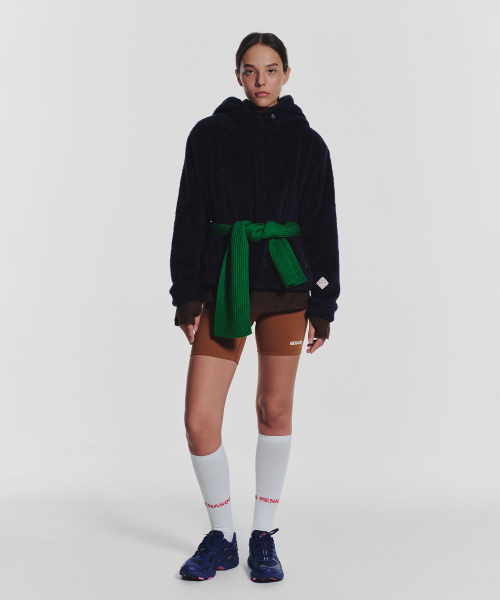 MENASOO(ミナス)の「Pogme Fleece String Hoodie_Navy(パーカー・レディース・ネイビー・F)」の17枚目の写真