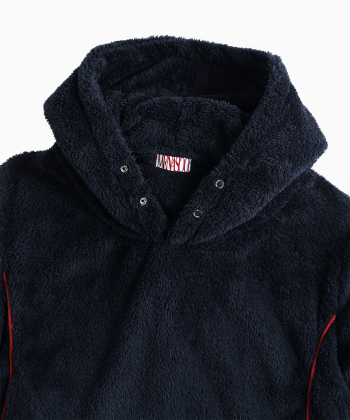 MENASOO(ミナス)の「Pogme Fleece String Hoodie_Navy(パーカー・レディース・ネイビー・F)」の21枚目の写真