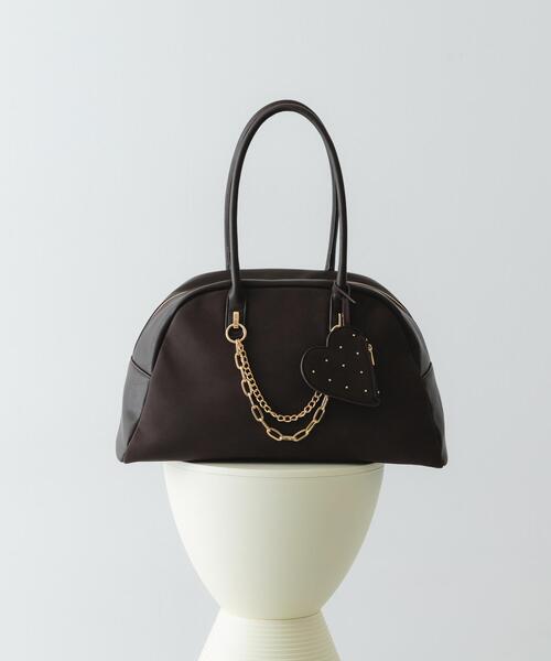 RODE SKO（ロデスコ）の「キャリーオンポケットビッグボストン（ボストンバッグ・レディース・ブラック/ブラウン・ONE）」の2枚目の写真