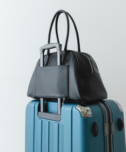 RODE SKO（ロデスコ）の「キャリーオンポケットビッグボストン（ボストンバッグ・レディース・ブラック/ブラウン・ONE）」の10枚目の写真