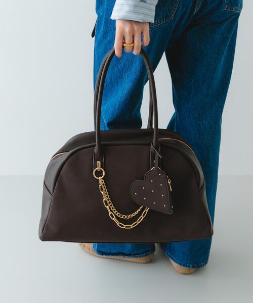 RODE SKO（ロデスコ）の「キャリーオンポケットビッグボストン（ボストンバッグ・レディース・ブラック/ブラウン・ONE）」の20枚目の写真