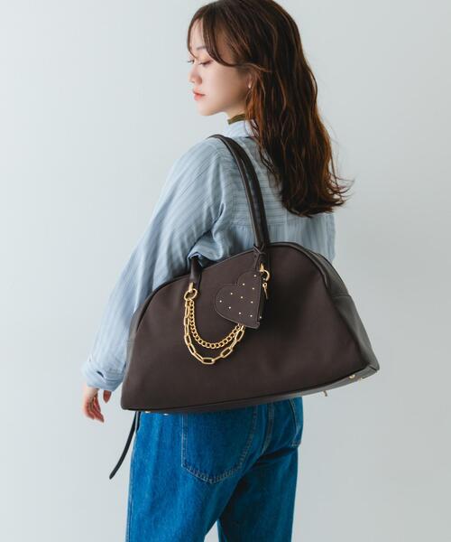 RODE SKO（ロデスコ）の「キャリーオンポケットビッグボストン（ボストンバッグ・レディース・ブラック/ブラウン・ONE）」の22枚目の写真