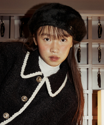 LUCIR ZU（ルシールズ）の「Lucirzu Angore Beret (black)（ハンチング/ベレー帽）」